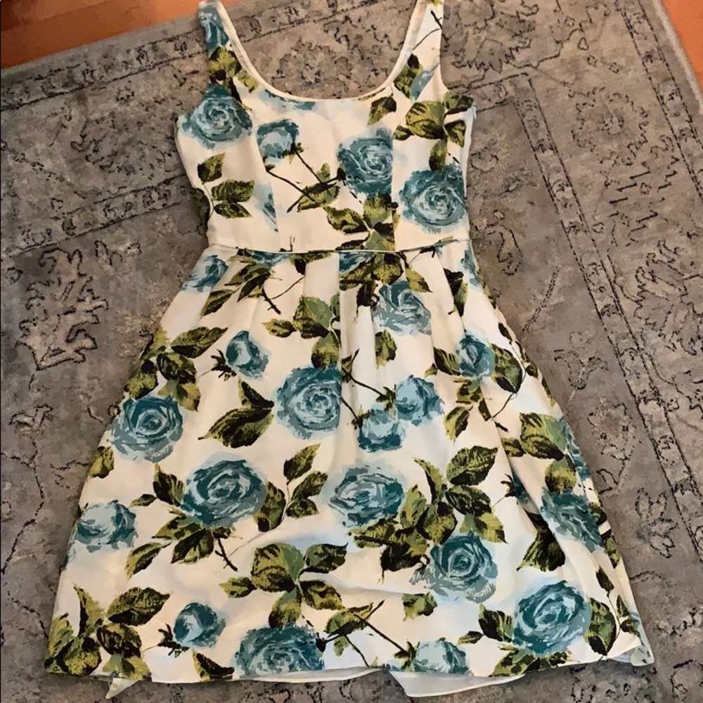 Ann Taylor Floral Dress Size 4